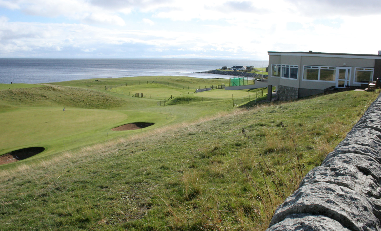 Brora Golf Club above the Sutherland coastline