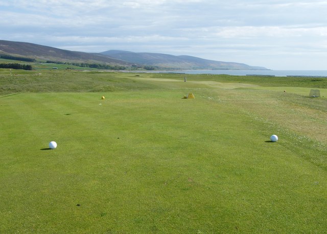 The 7th hole at Brora